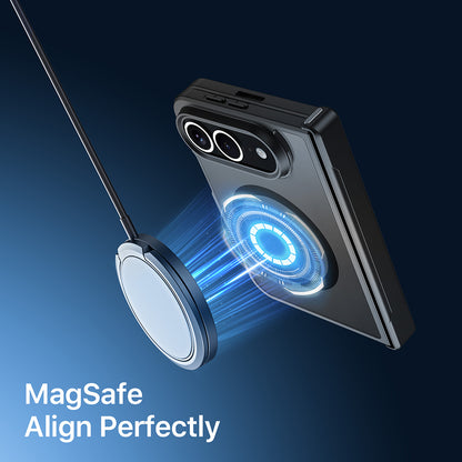 Pouzdro MagSafe s ochranou pantu pro Apple iPhone Duo, DUX DUCIS, Aimo, černé
