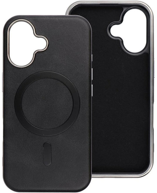 MagSafe pouzdro pro Apple iPhone 16 Pro, OEM, Gentleman Mag, černé