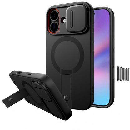 Pouzdro MagSafe pro Apple iPhone 17, Tech-Protect, Kevlar Aura, Černá