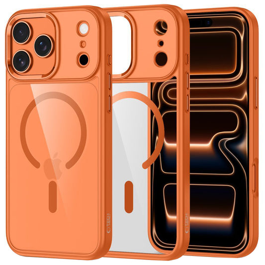 Pouzdro MagSafe pro Apple iPhone 17 Pro, Tech-Protect, Magmat, Oranžové
