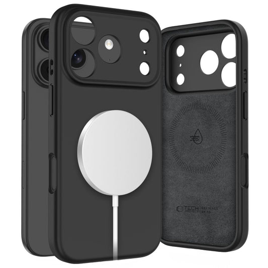 Pouzdro MagSafe pro Apple iPhone 17 Pro, Tech-Protect, Silikon, Černé