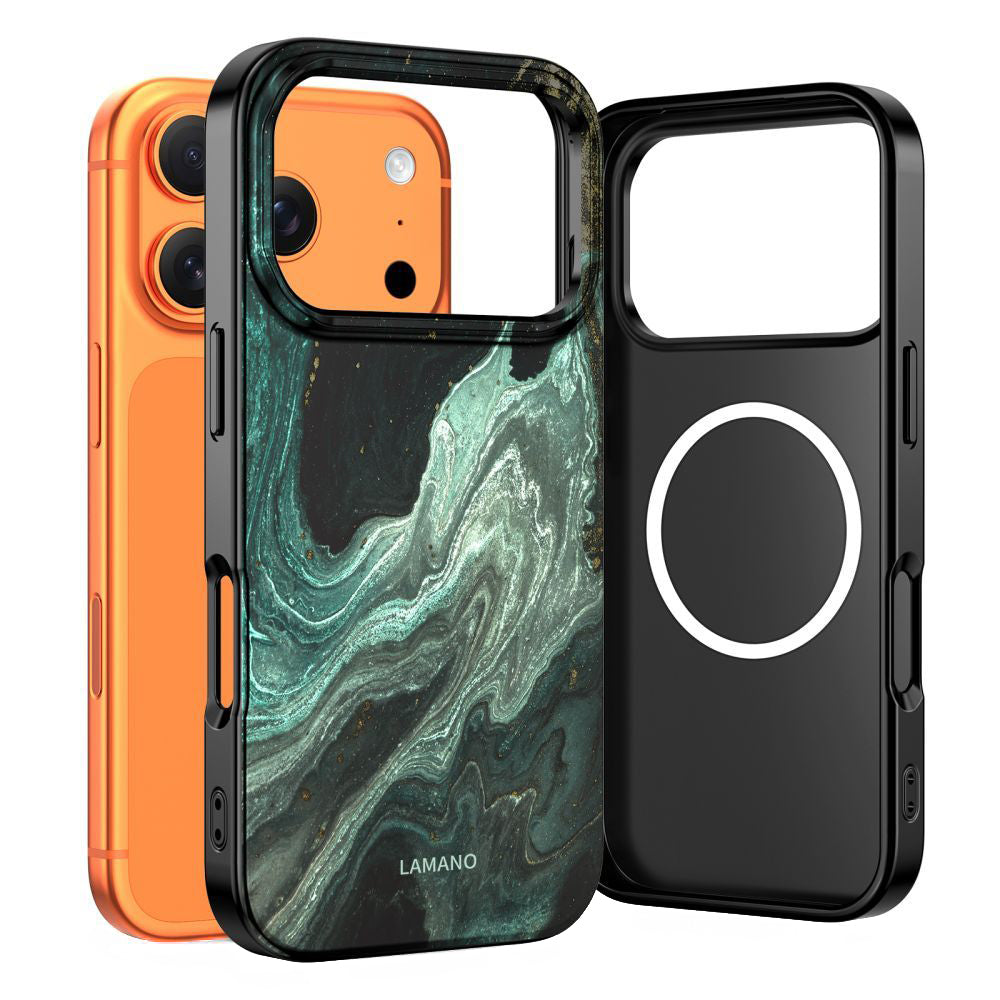 Pouzdro MagSafe pro Apple iPhone 17 Pro Max, Tech-Protect, Lamano Aura, Zelená