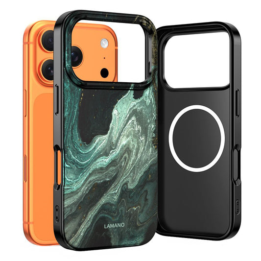 Pouzdro MagSafe pro Apple iPhone 17 Pro Max, Tech-Protect, Lamano Aura, Zelená