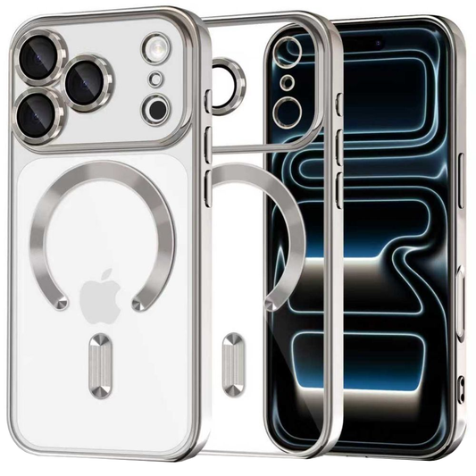 Pouzdro MagSafe pro Apple iPhone 17 Pro, Tech-Protect, Magflex, Stříbrné