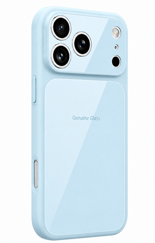 MagSafe pouzdro pro Apple iPhone 16, OEM, Genuine Glass, Bleu