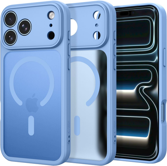 MagSafe pouzdro pro Apple iPhone 18 Pro / 17 Pro, Tech-Protect, BasicMag, Matně modré