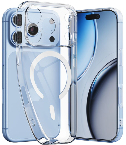 MagSafe pouzdro pro Apple iPhone 18 Pro / 17 Pro, Tech-Protect, Flexair, Transparentní