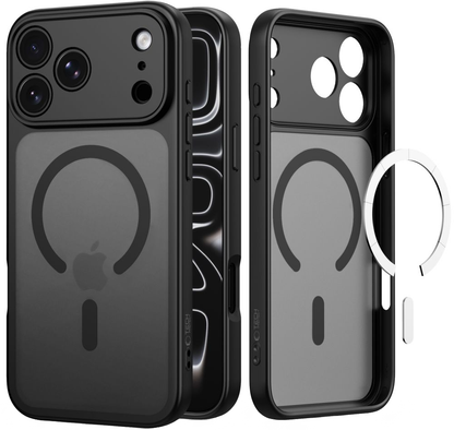 MagSafe pouzdro pro Apple iPhone 18 Pro Max / 17 Pro Max, Tech-Protect, BasicMag, Matná černá