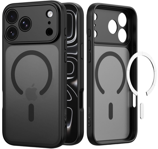 MagSafe pouzdro pro Apple iPhone 18 Pro Max / 17 Pro Max, Tech-Protect, BasicMag, Matná černá