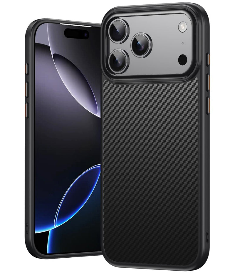 MagSafe pouzdro pro Apple iPhone 18 Pro / 17 Pro, OEM, Carbon, Černá