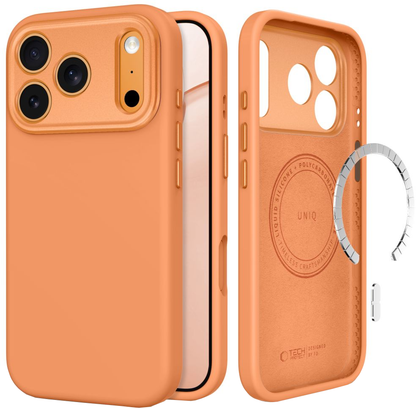 MagSafe pouzdro pro Apple iPhone 18 Pro / 17 Pro, Tech-Protect, Uniq CC, Oranžové