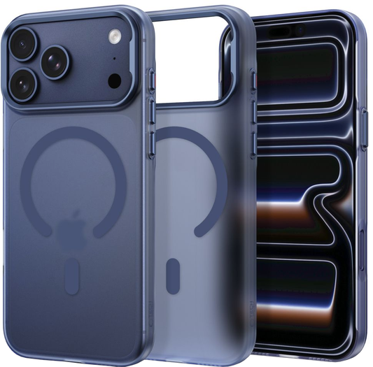 MagSafe pouzdro pro Apple iPhone 18 Pro Max / 17 Pro Max, Tech-Protect, MagZero, Matná námořnická modř