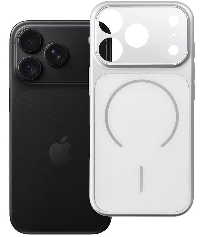 Pouzdro MagSafe pro Apple iPhone 18 Pro / 17 Pro, OEM, Make 18, stříbrné