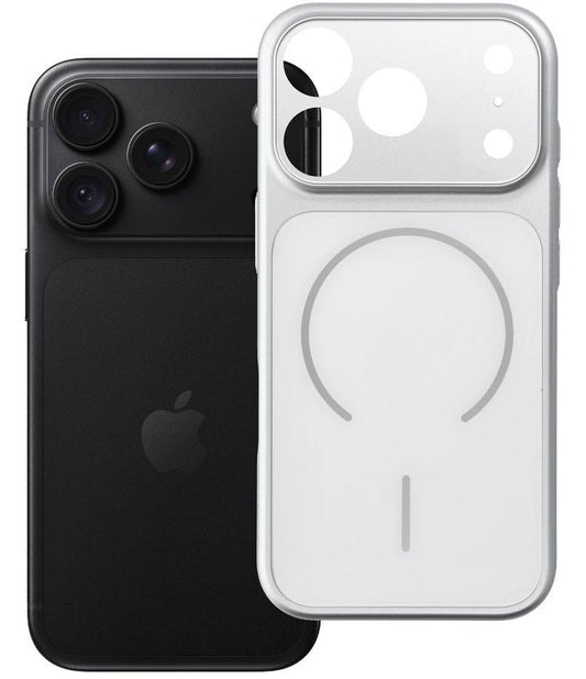Pouzdro MagSafe pro Apple iPhone 18 Pro / 17 Pro, OEM, Make 18, stříbrné
