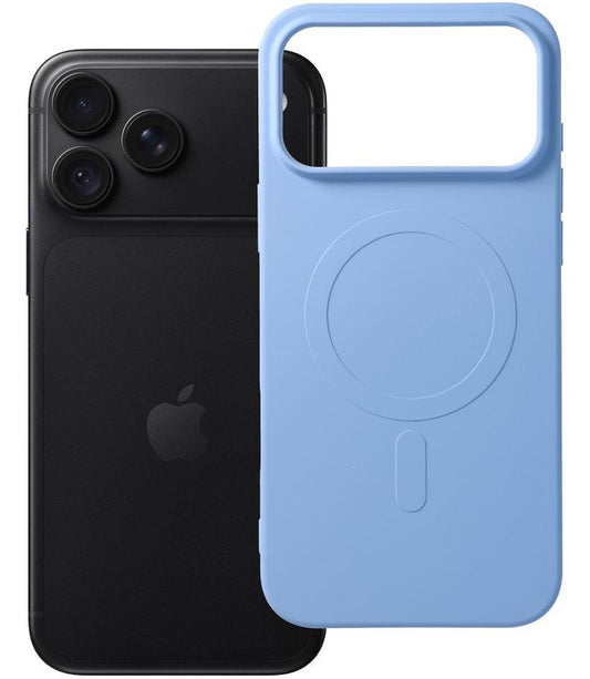 Pouzdro MagSafe pro Apple iPhone 18 Pro Max / 17 Pro Max, OEM, Silicone Mag (Big Hole), modré