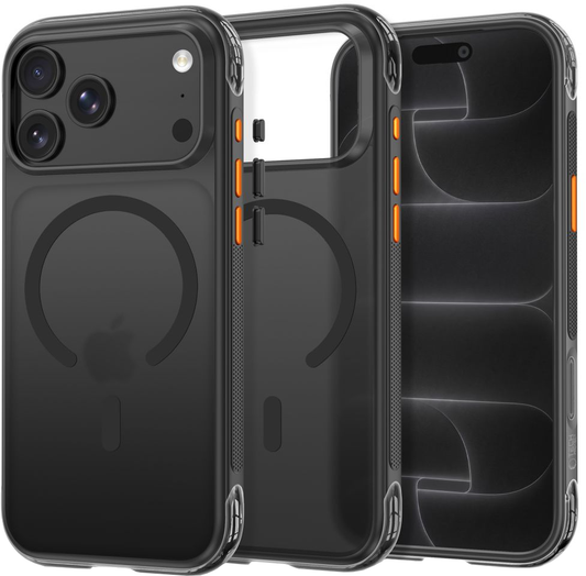 Pouzdro MagSafe pro Apple iPhone 18 Pro Max / 17 Pro Max, Tech-Protect, MagAir CC, matně černé