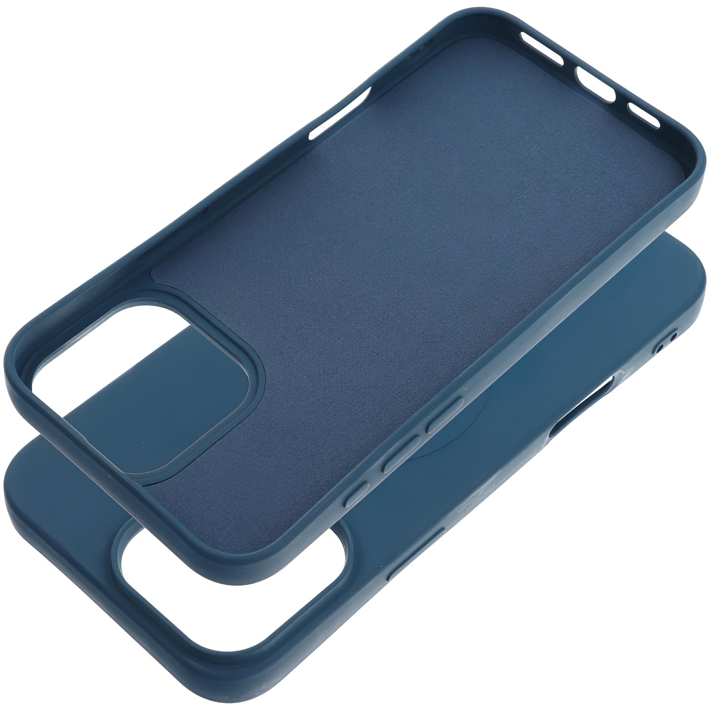 MagSafe pouzdro pro Apple iPhone 16 Pro Max, OEM, Silicone Mag (Velká díra), Modrá
