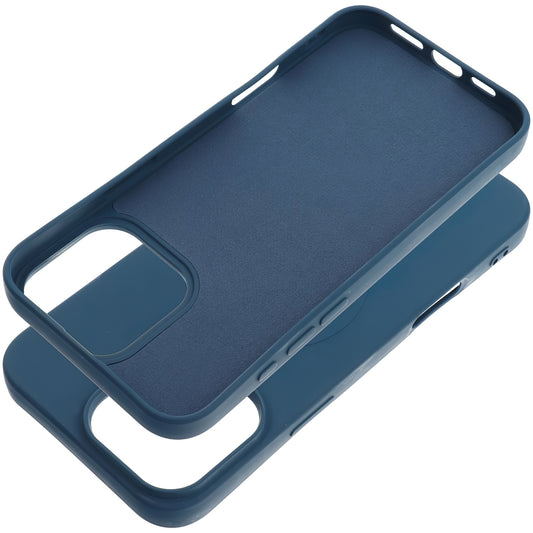 MagSafe pouzdro pro Apple iPhone 16 Pro Max, OEM, Silicone Mag (Velká díra), Modrá