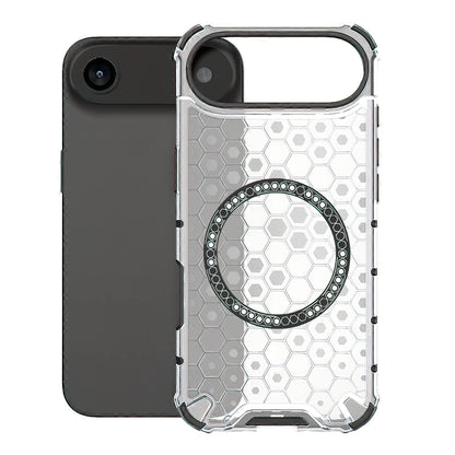 Pouzdro MagSafe pro Apple iPhone 17 Air, Techsuit, HoneyComb Shield, Bílá