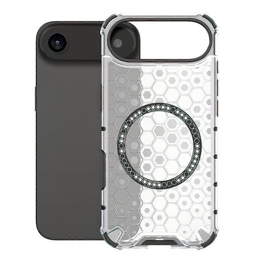 Pouzdro MagSafe pro Apple iPhone 17 Air, Techsuit, HoneyComb Shield, Bílá