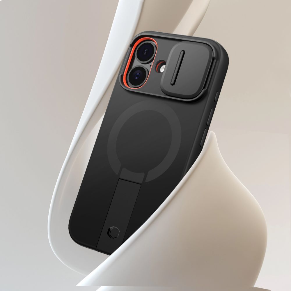 Pouzdro MagSafe pro Apple iPhone 17, Tech-Protect, Kevlar Aura, Černá