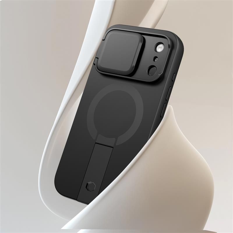 Pouzdro MagSafe pro Apple iPhone 17 Pro Max, Tech-Protect, Kevlar Aura, Černá