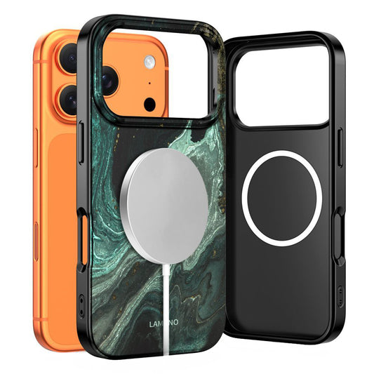Pouzdro MagSafe pro Apple iPhone 17 Pro Max, Tech-Protect, Lamano Aura, Zelená