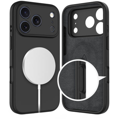 Pouzdro MagSafe pro Apple iPhone 17 Pro Max, Tech-Protect, Silikon, Černé