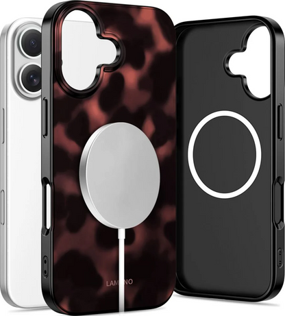 Pouzdro MagSafe pro Apple iPhone 17, Tech-Protect, Lamano Panther, Černá
