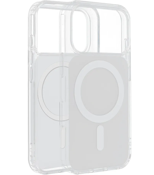 MagSafe kryt pro Apple iPhone 17e / 16e, OEM, Clear Fusion Mag Cover, bílý