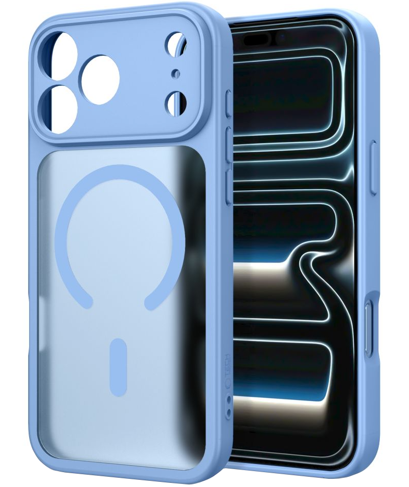 MagSafe pouzdro pro Apple iPhone 18 Pro / 17 Pro, Tech-Protect, BasicMag, Matně modré