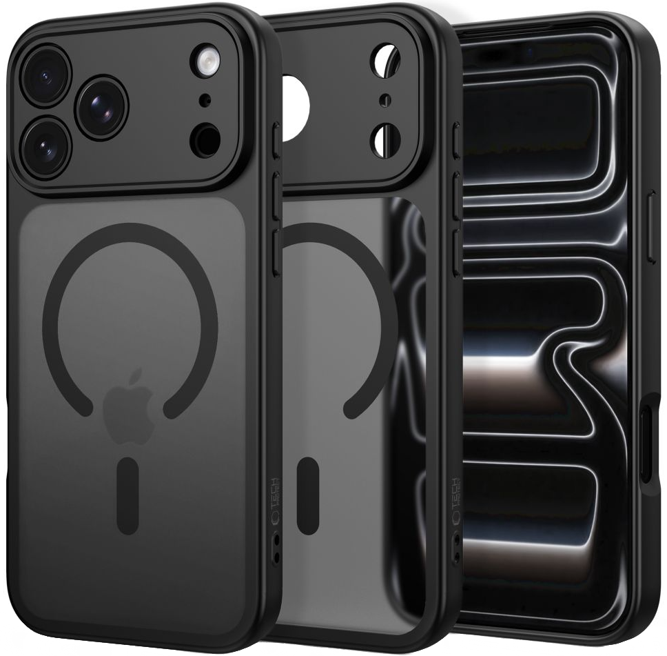 MagSafe pouzdro pro Apple iPhone 18 Pro Max / 17 Pro Max, Tech-Protect, BasicMag, Matná černá
