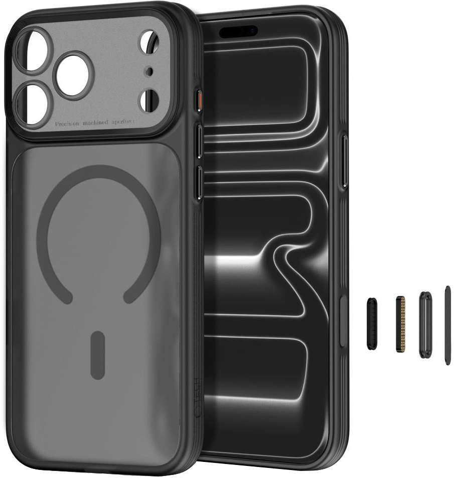 MagSafe pouzdro pro Apple iPhone 18 Pro Max / 17 Pro Max, Tech-Protect, MagPrime CC, Matná černá