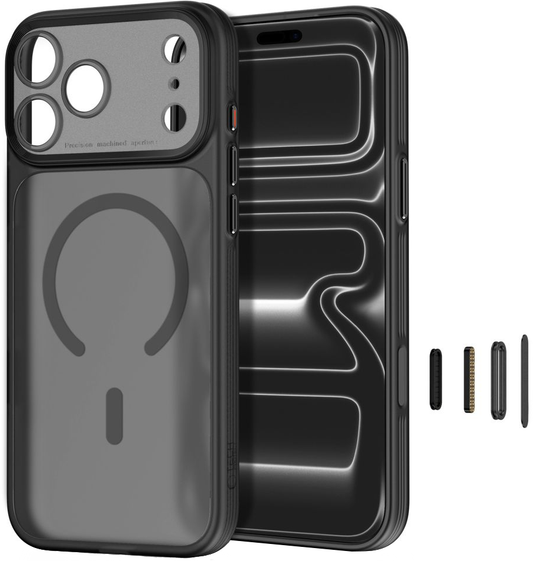 MagSafe pouzdro pro Apple iPhone 18 Pro Max / 17 Pro Max, Tech-Protect, MagPrime CC, Matná černá