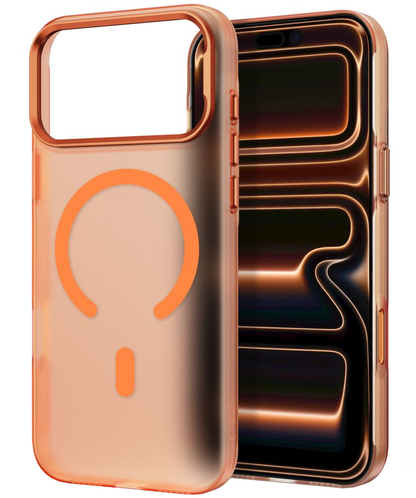 MagSafe pouzdro pro Apple iPhone 18 Pro Max / 17 Pro Max, Tech-Protect, MagZero, Matná oranžová