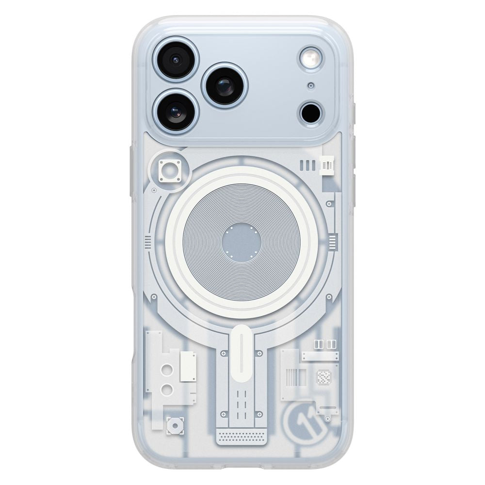 Pouzdro MagSafe pro Apple iPhone 18 Pro Max / 17 Pro Max, Spigen, C11 Ultra Hybrid MagFit Element, bílé ACS12307