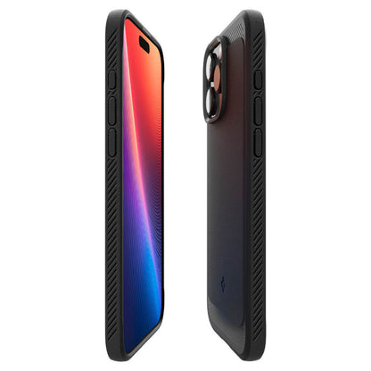 Pouzdro MagSafe pro Apple iPhone 16 Pro Max, Spigen, Rugged Armor, šedé ACS07987 