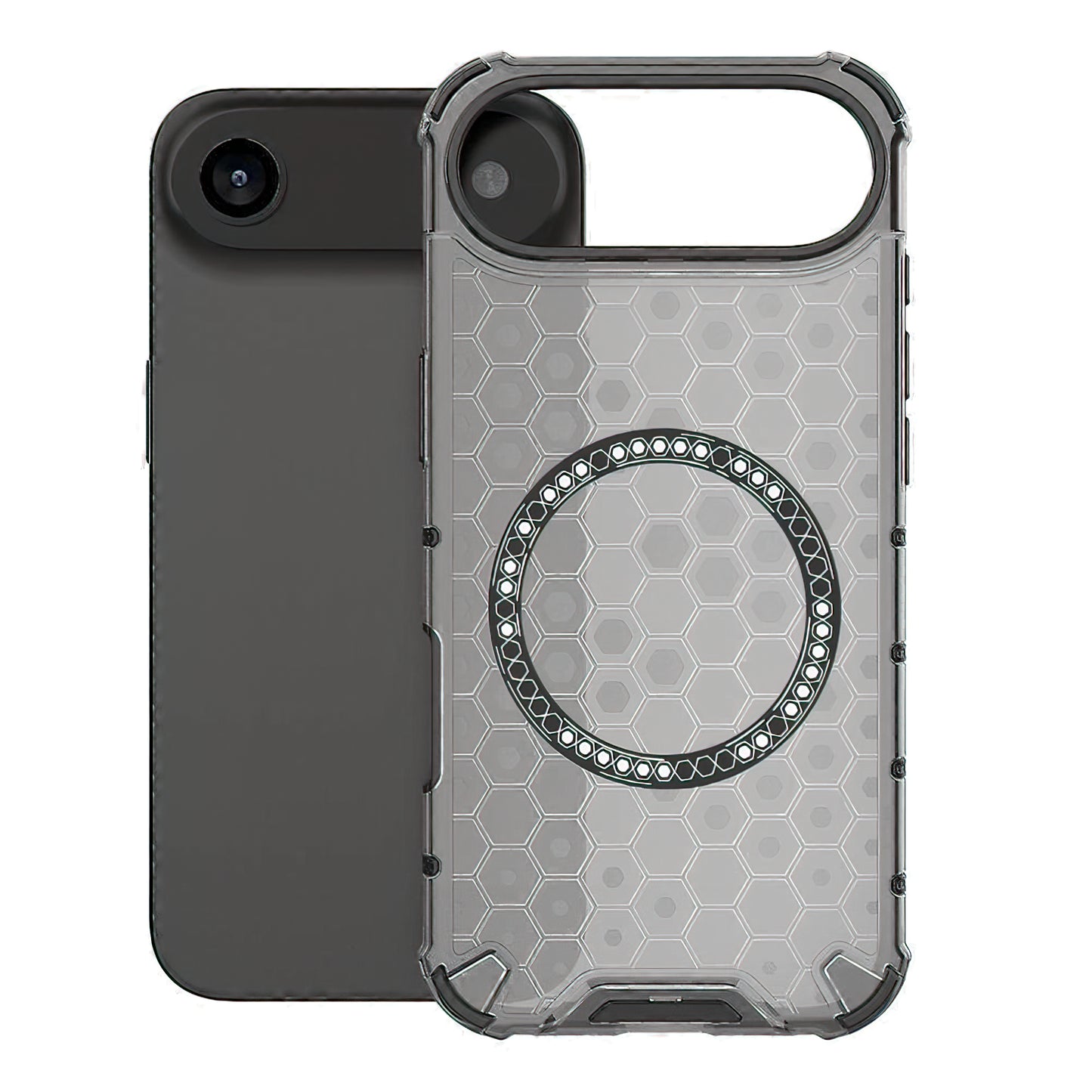 Pouzdro MagSafe pro Apple iPhone 17 Air, Techsuit, HoneyComb Shield, Černá