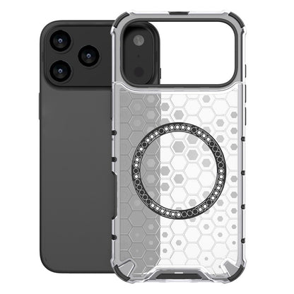 Pouzdro MagSafe pro Apple iPhone 17 Pro Max, Techsuit, HoneyComb Shield, Bílá