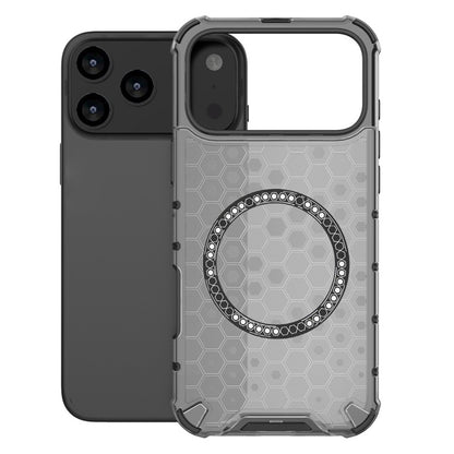 Pouzdro MagSafe pro Apple iPhone 17 Pro, Techsuit, HoneyComb Shield, Černá