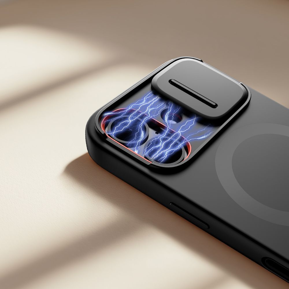 Pouzdro MagSafe pro Apple iPhone 17, Tech-Protect, Kevlar Aura, Černá