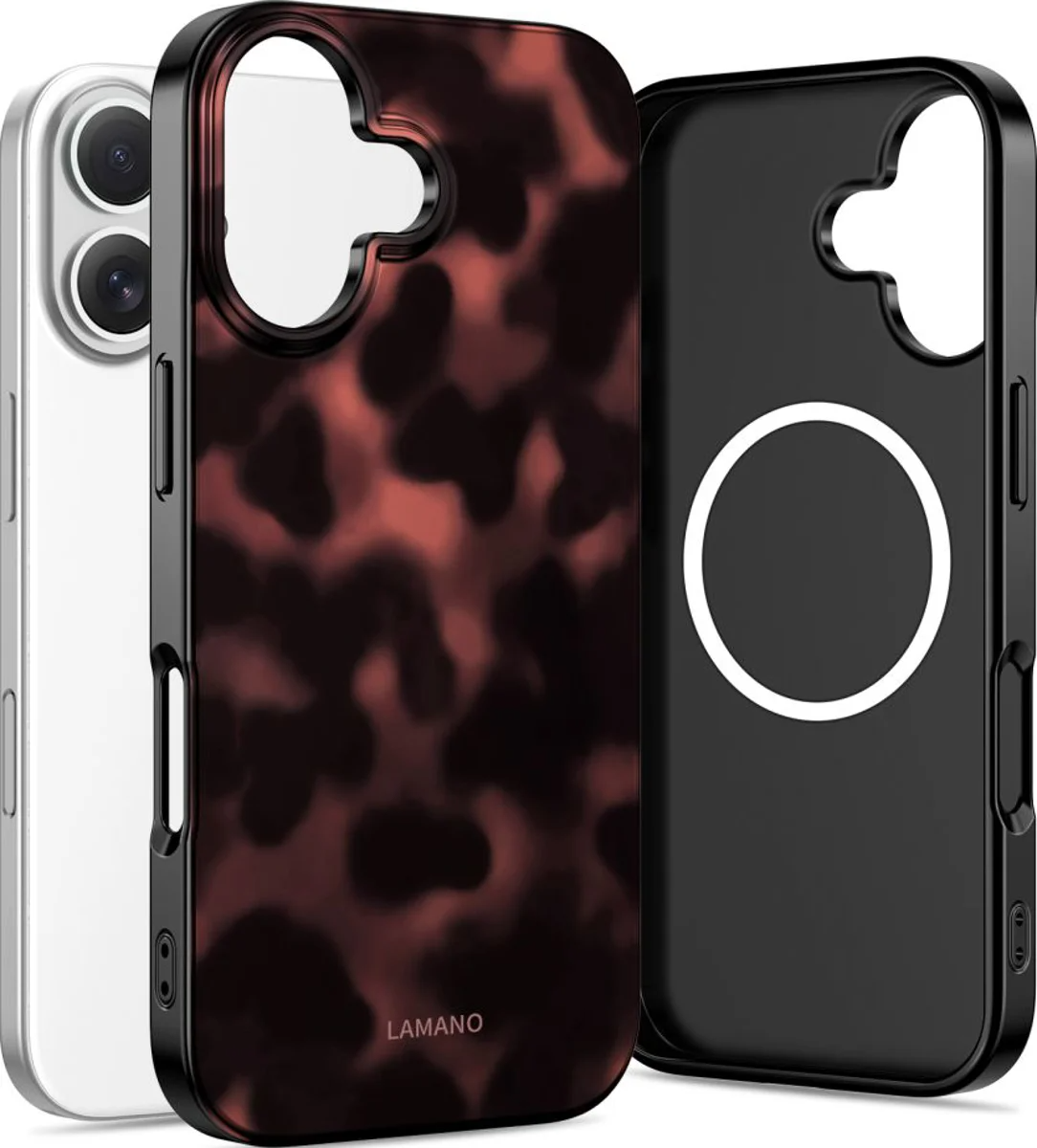 Pouzdro MagSafe pro Apple iPhone 17, Tech-Protect, Lamano Panther, Černá