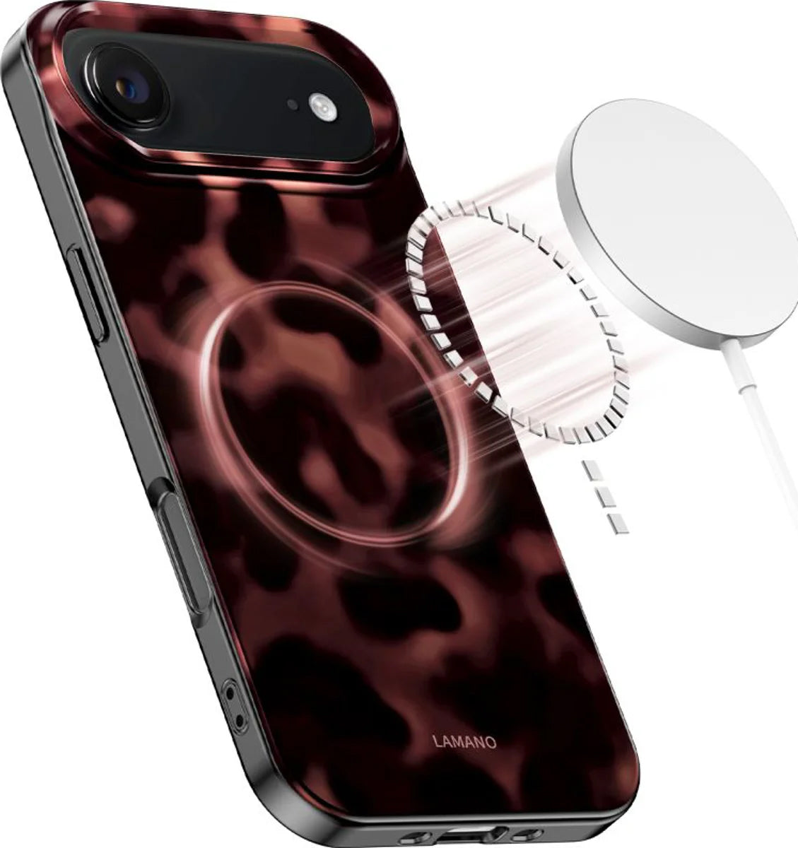 Pouzdro MagSafe pro Apple iPhone 17 Air, Tech-Protect, Lamano Panther, Černá