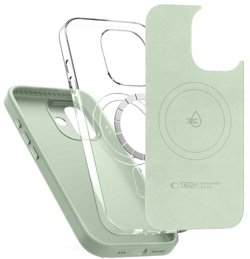 Pouzdro MagSafe pro Apple iPhone 17, Tech-Protect, Uniq, Zelená