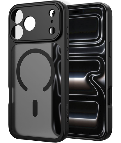 MagSafe pouzdro pro Apple iPhone 18 Pro / 17 Pro, Tech-Protect, BasicMag, Matná černá