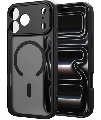 MagSafe pouzdro pro Apple iPhone 18 Pro Max / 17 Pro Max, Tech-Protect, BasicMag, Matná černá