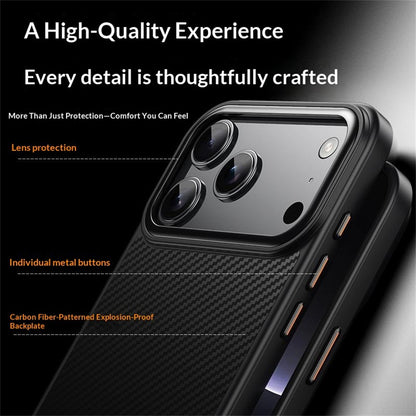MagSafe pouzdro pro Apple iPhone 18 Pro / 17 Pro, OEM, Carbon, Černá