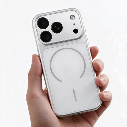 Pouzdro MagSafe pro Apple iPhone 18 Pro / 17 Pro, OEM, Make 18, stříbrné