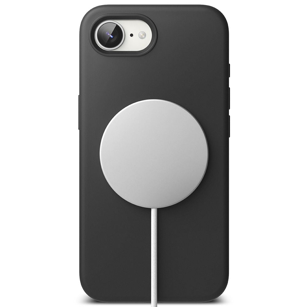 Pouzdro MagSafe pro Apple iPhone 16e, Ringke, Silikonové Magnetické, Černé