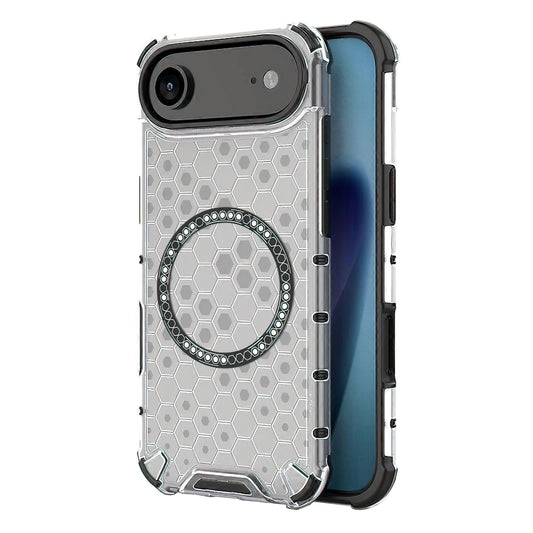 Pouzdro MagSafe pro Apple iPhone 17 Air, Techsuit, HoneyComb Shield, Bílá